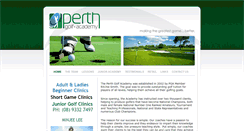 Desktop Screenshot of perthgolfacademy.com